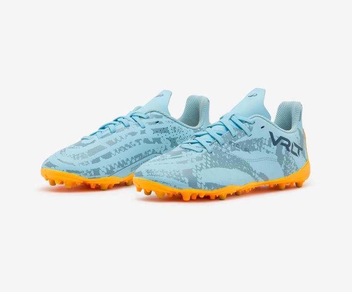 Image du produit Kipsta Chaussures De Football Enfant A Lacets Viralto I Mg/Ag Bleue (36)