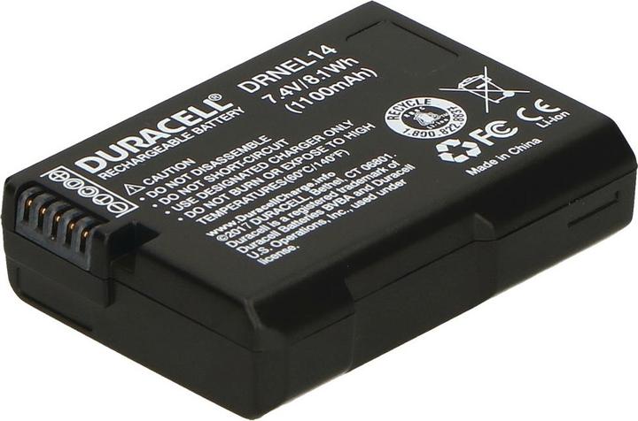 Actual product image Duracell Lithium-ion battery EN-EL14, 950mAh (Rechargeable battery)