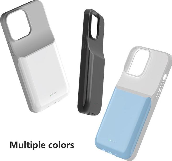 Produktbild PhoneLook Hülle 15W wireless Power Externe Batterie charging Cover Fast Charge 8000mAh (Apple iPhone 13 Pro Max)