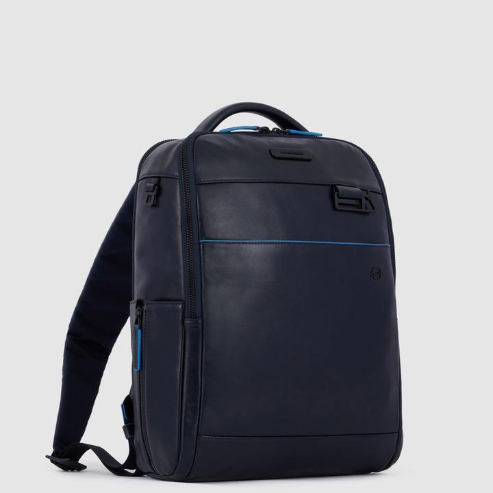 Actual product image Piquadro Blue Square - 14" laptop backpack with iPad® compartment (14 l)