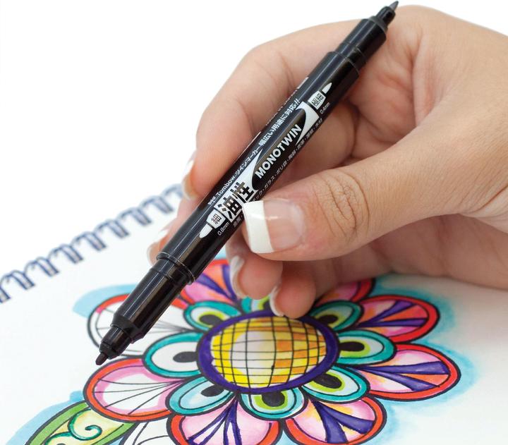 Image du produit Tombow Marqueur permanent MONO twin Rouge (Rouge, 1 x)