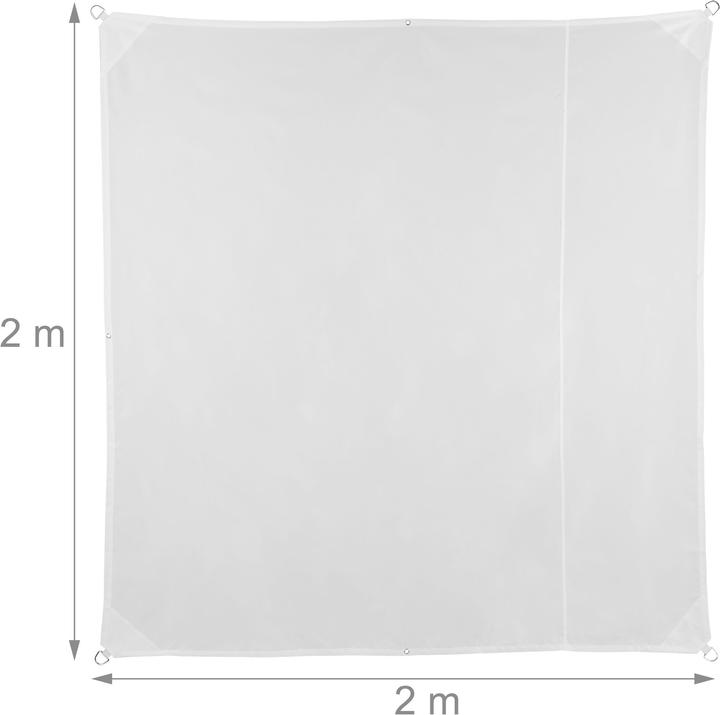 Produktbild Relaxdays Sonnensegel (200 x 200 x 0.5 cm)