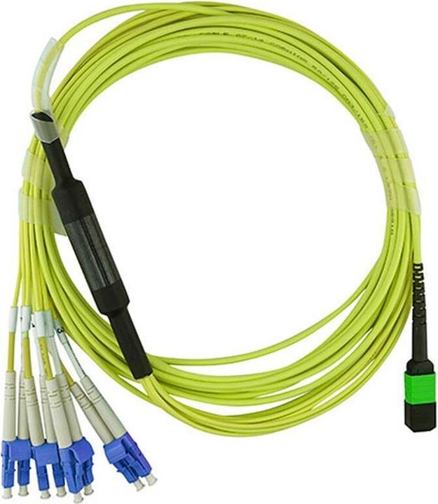 Produktbild CBO LWL MPO/4xLC Breakout Kabel G.657.A1 Singlemode 7.5 Meter