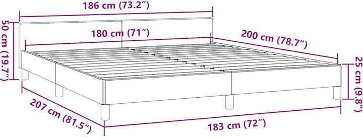 Actual product image VidaXL Arnaud (180 x 200 cm)
