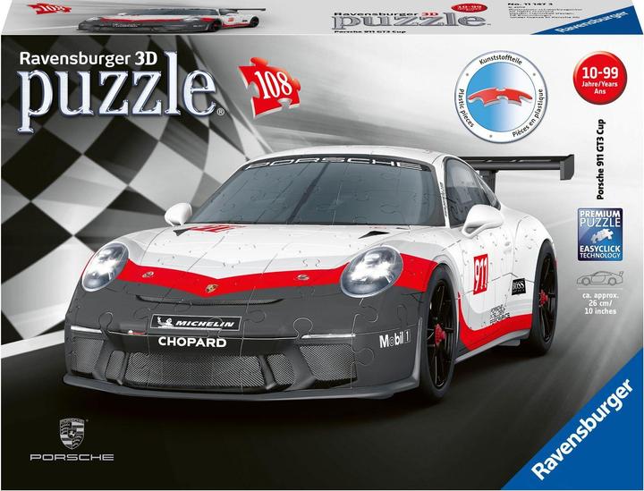 Produktbild Ravensburger Porsche 911 GT3 Cup (108 Teile)