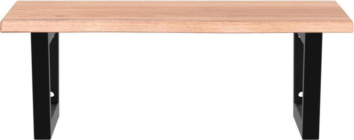 Actual product image VidaXL Washbasin top Shelf support Wall bracket Wooden top Steel solid wood