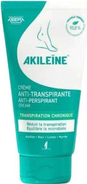 Immagine prodotto Akileïne AKILEINE Crema antitraspirante verde Tb 75 ml (Crema piedi e gel piedi, 75 ml)