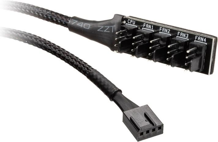 Actual product image Akasa Flexa FP5H PWM Splitter Hub