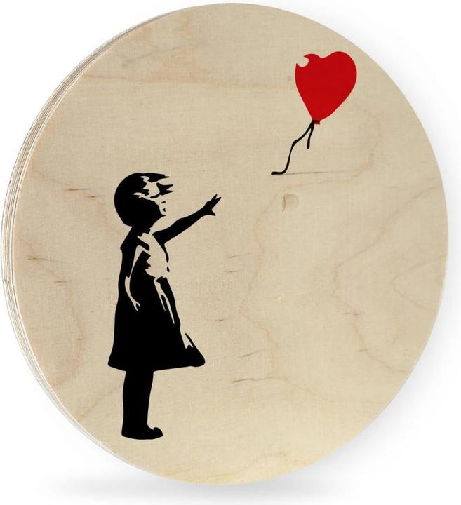 Produktbild Trenddeko Girl with the red balloon (Ø 20 cm)