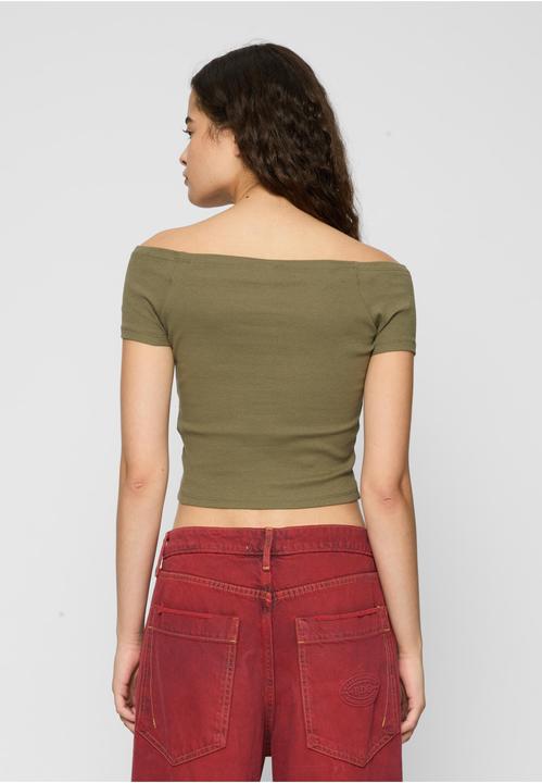 Actual product image Urban Classics Ladies Off Shoulder Rib Tee 2-Pack - 60065 (XS)