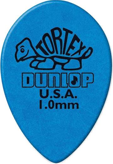 Actual product image Dunlop Tortex Small Teardrop Blue - 1.00 (1 x)