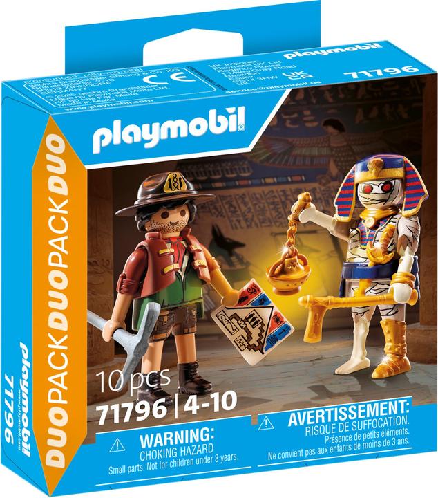 Actual product image Playmobil 71796 Treasure hunter and mummy (71796)