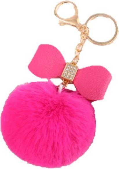 Produktbild MU Style Pompom Schlüsselanhänger mit Schleife