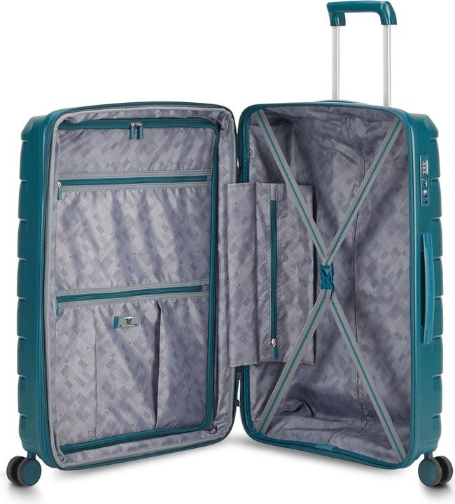 Immagine prodotto Roncato Carrello Skyline 2.0 a 4 ruote da 46,5 cm con piega ad espansione (78 l, M (50 - 90l))