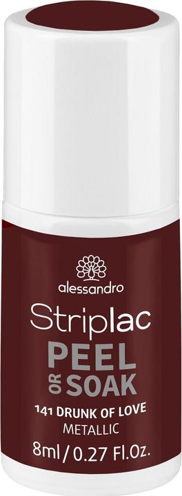 Alessandro Striplac Peel or Soak - Drunk of Love (Metallic, Rot, Braun, Abziehbarer Nagellack)