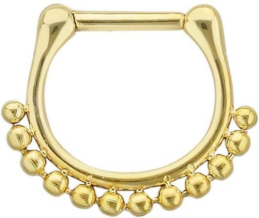 Image du produit Bijouteria Piercing septum (Acier inoxydable, Revêtement PVD)