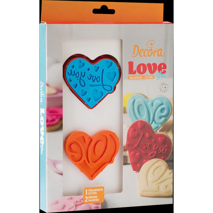 Image du produit Decora Emporte-pièces et obligations - Love you