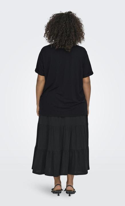 Immagine prodotto Only Vestibilità regolare Scollo rotondo Polsini ripiegati T-shirt T-shirt (L)