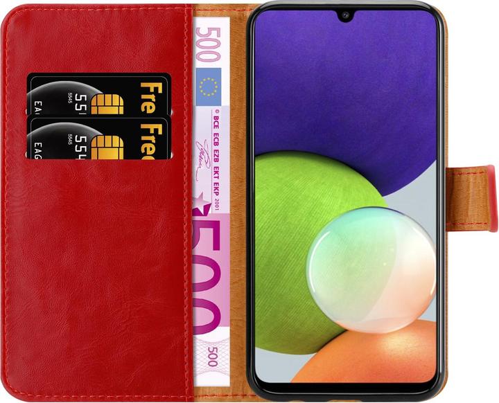 Actual product image Cadorabo Luxury Book Cover (Samsung Galaxy M22, Samsung Galaxy A22, Samsung Galaxy A32)