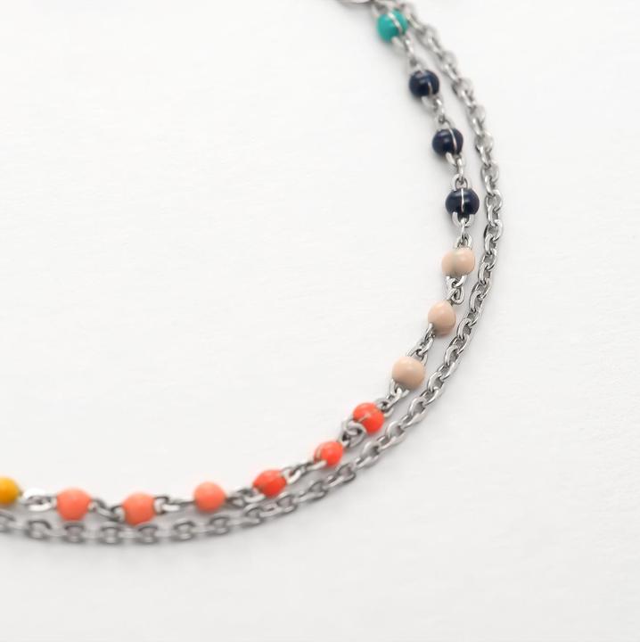 Actual product image Esprit RAINBOW Fusskette (Stainless steel, Enamel, 27 cm)
