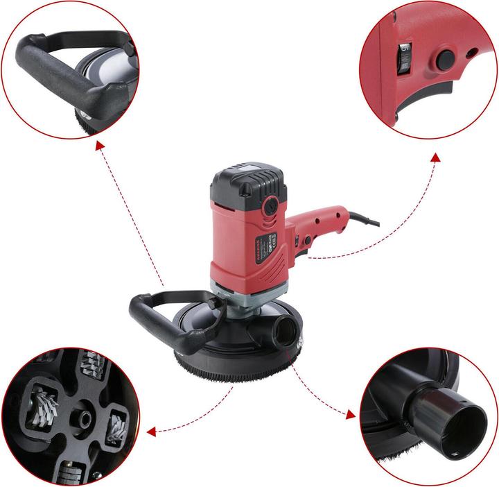 Immagine prodotto Arebos Smerigliatrice per calcestruzzo (Smerigliatrice per calcestruzzo, 1500 W)