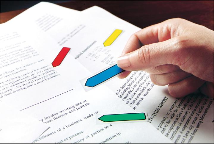 Actual product image Post-it Index arrows (0.5 x 7 x 12 cm)