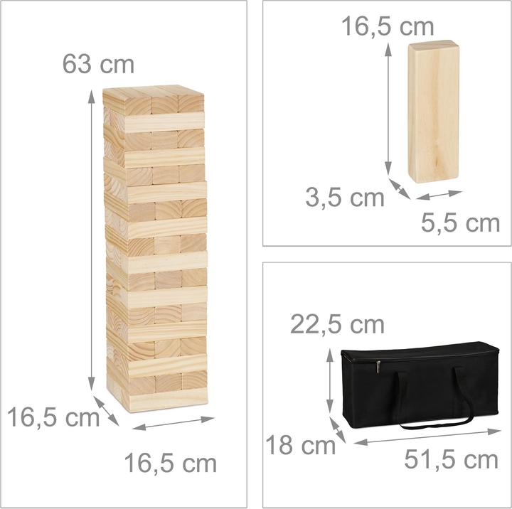 Immagine prodotto Relaxdays Torre oscillante XL (Inglese, Francese, Italiano, Tedesco)