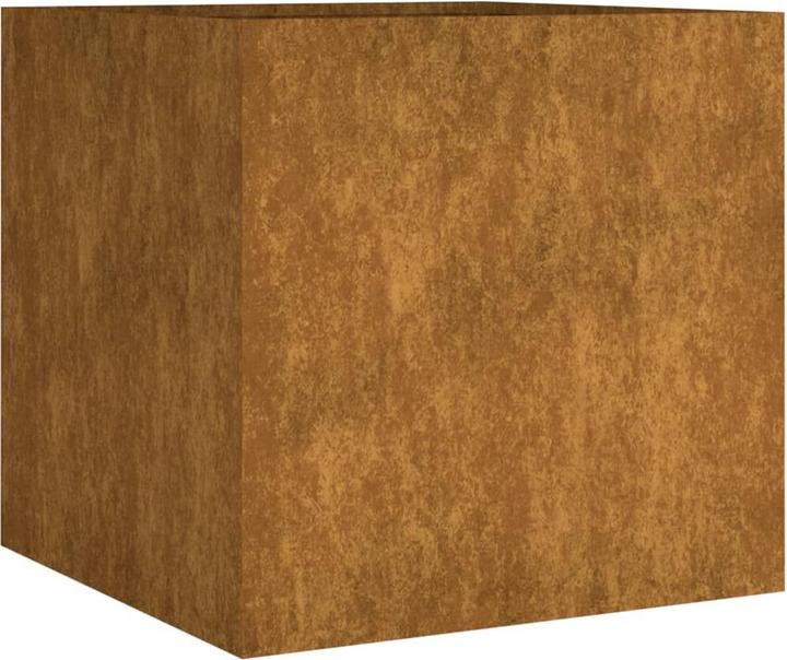 Immagine prodotto VidaXL Pflanzkübel 40x41x40 cm Cortenstahl, Farbe: Rostig