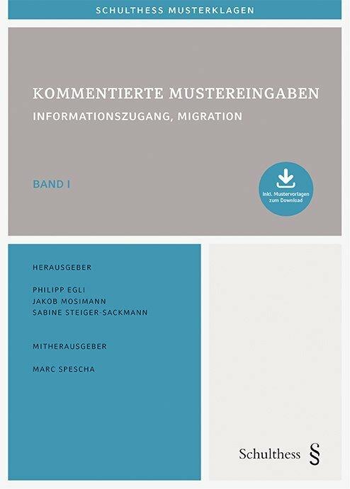 Immagine prodotto Kommentierte Mustereingaben im Verwaltungsrecht (Tedesco, Philipp Egli, Hans-Jakob Mosimann, Sabine Steiger-Sackmann, 2020)