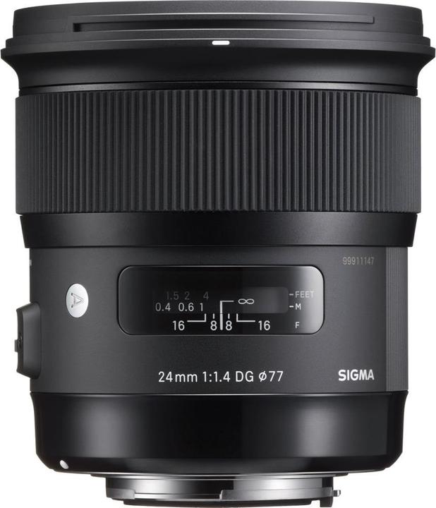 Actual product image Sigma 24mm f/1.4 DG HSM ART, Sony E (Sony E, full size, APS-C / DX)