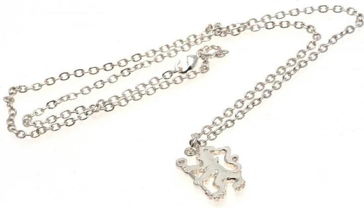 Produktbild Chelsea FC versilberter LionAnhänger und Kette (100% Metall)
