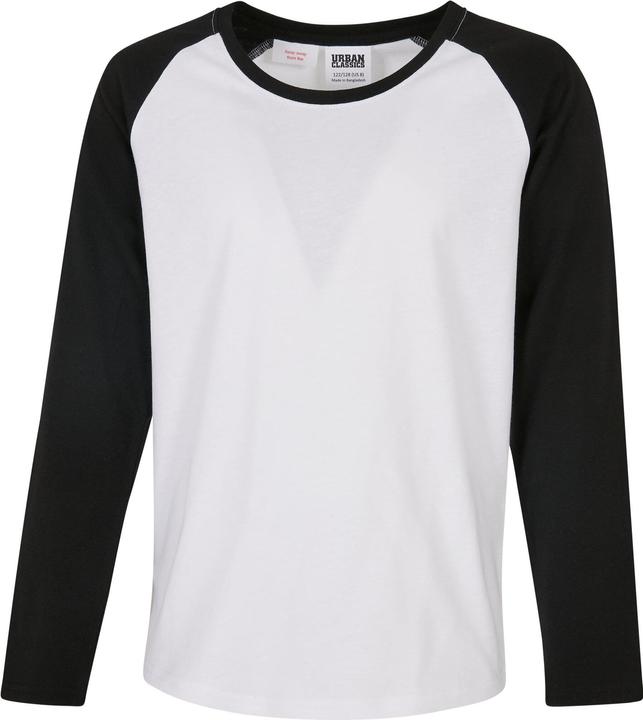 Produktbild Urban Classics Girls Contrast Raglan Longsleeve - 19573 (110)