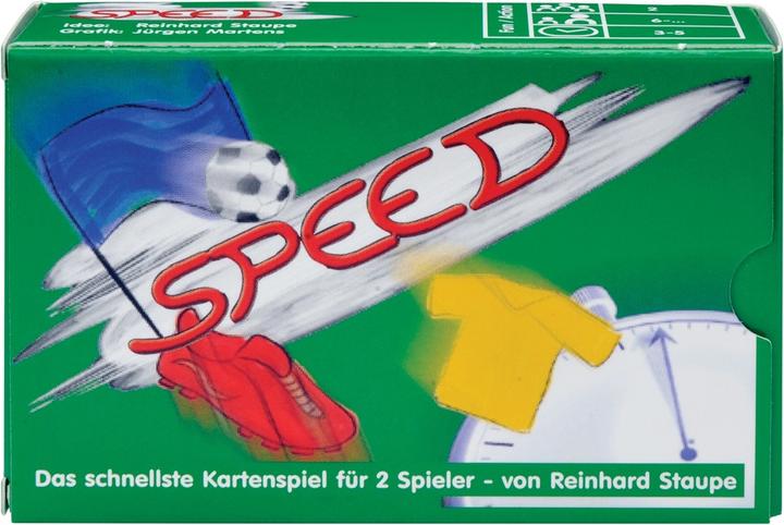 Actual product image ADL60448 - Speed Fussball - card game (GB, DE, FR, IT), for 2 players, aged 6 and older (German)