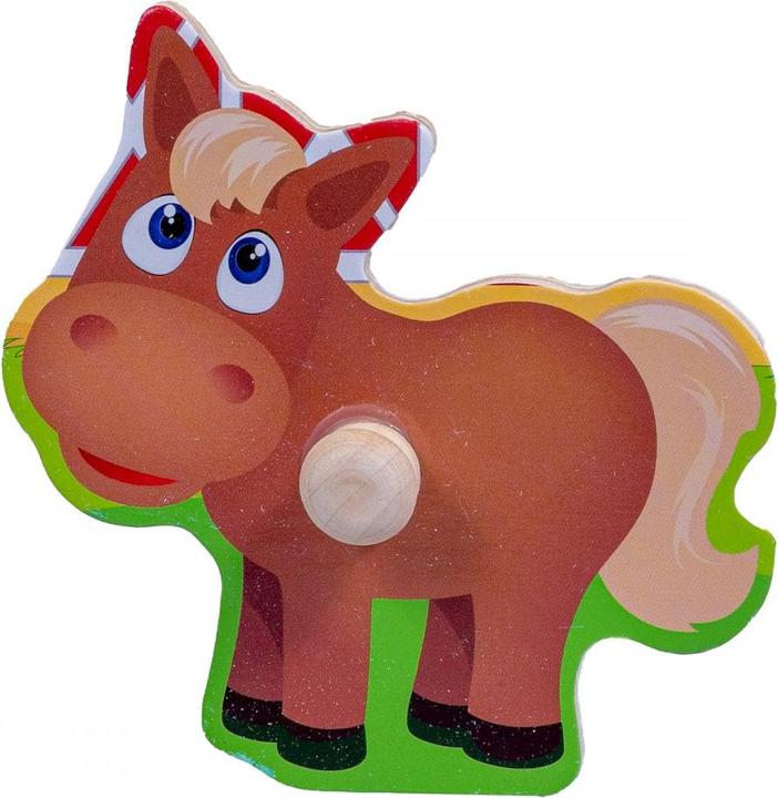 Produktbild Smily Spielen Spielen Holzbauernhof-Puzzle 7 El (7 Teile)