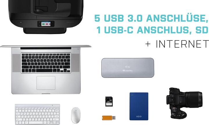 Image du produit i-tec Thunderbolt 3 Dual Dock (Thunderbolt, 2 Ports)
