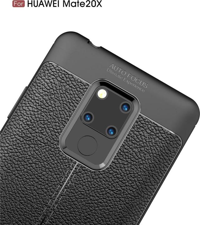 Produktbild Screenguard Huawei Mate 20 X Hülle Leather Design TPU Cover (Huawei Mate 20 X)