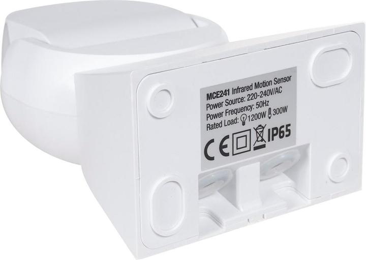 Produktbild Maclean Infrarot-Bewegungsmelder mit Fernbedienung IP65, max. 800W, 1200W (MCE241) (12 m)