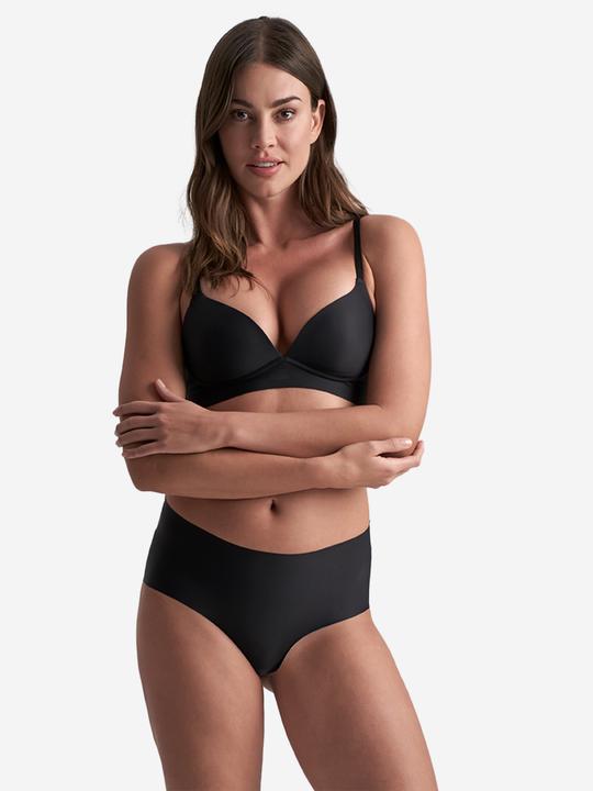 Actual product image Bye Bra Invisible High Brief Nude + Black L (L, pack of 2)