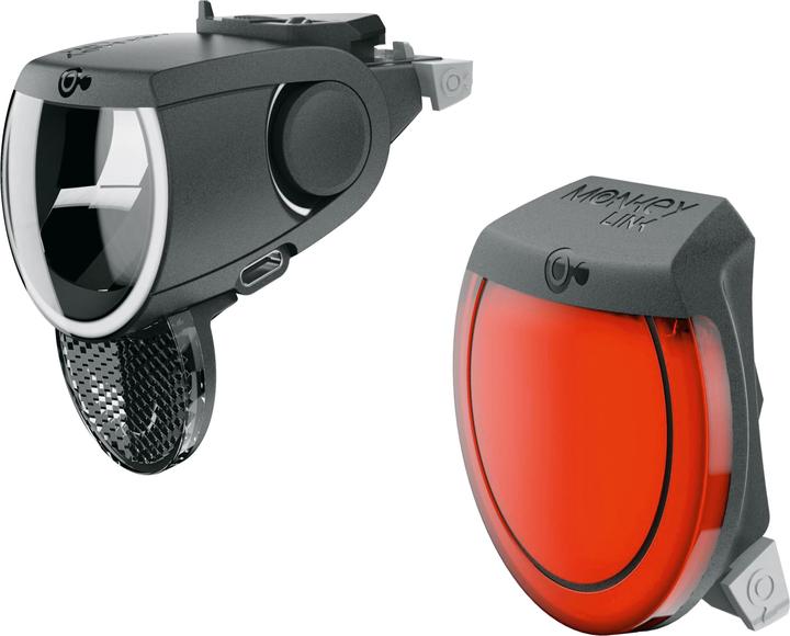 Monkey Link Lichtset Skyelight Front Connect 150 Lux + Rear Connect (150 lm)