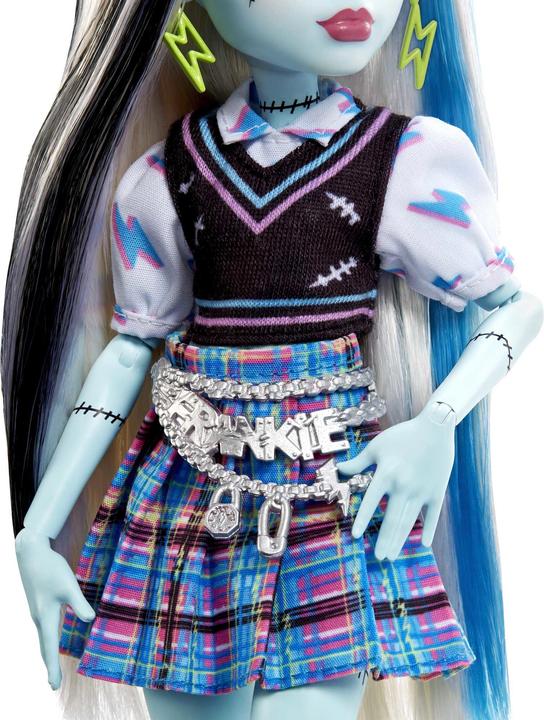 Image du produit Monster High Frankie Stein avec animal de compagnie et accessoires