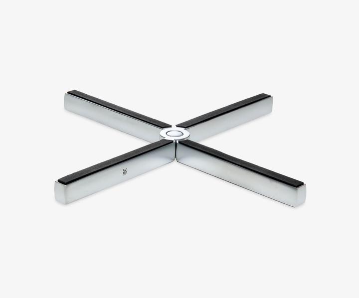 Produktbild WMF Topfuntersetzer klappbar für Töpfe Pfannen 19 x 19cm MisterX Silikonauflage (1 x, Pfannenuntersetzer)