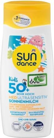 dm Sundance Kids MED Ultra Sensitiv (Sonnenmilch, SPF 50+, 200 ml)