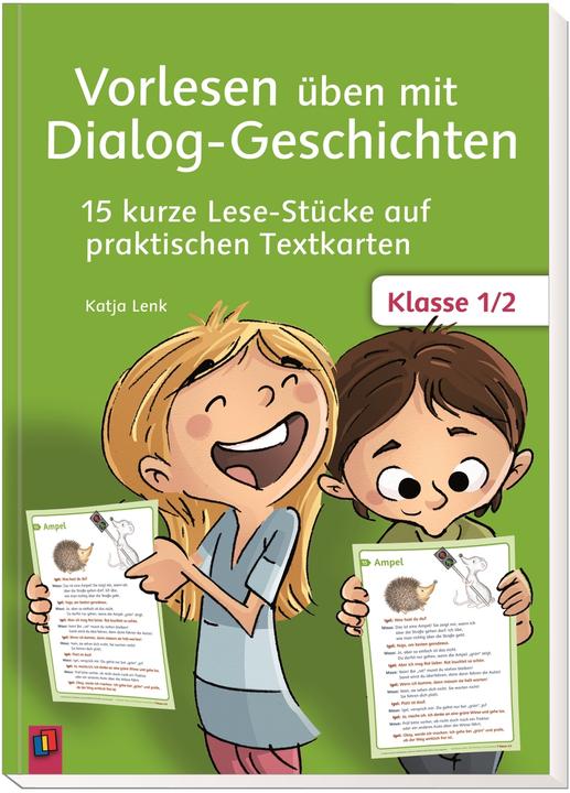 Immagine prodotto Vorlesen üben mit Dialog-Geschichten Klasse 1/2. Textkarten (Tedesco, Katja Lenk, 2015)