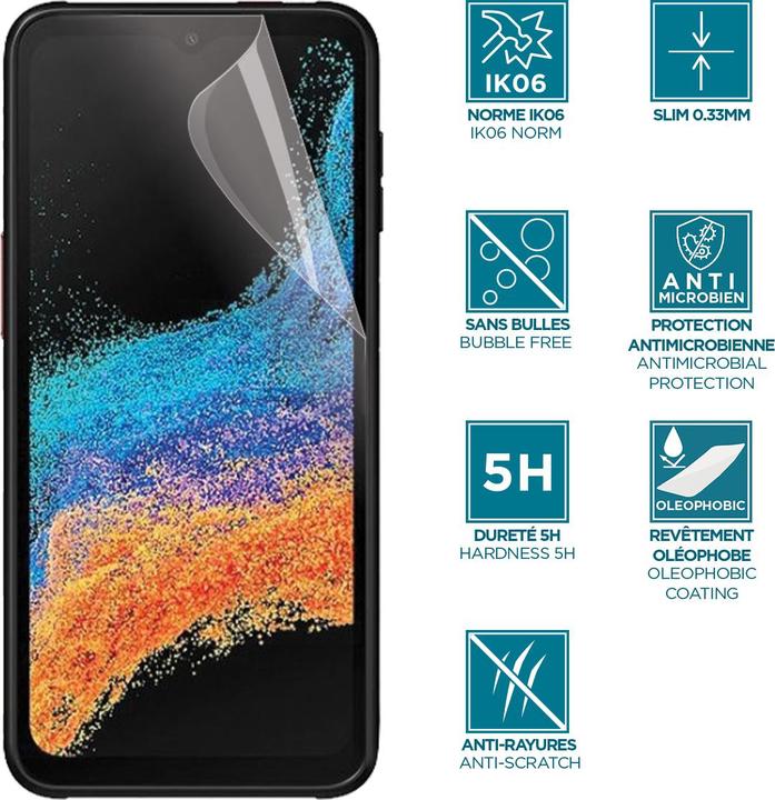 Image du produit Mobilis SCREEN PROTEC. ANTI-CHOC IK06 (1 pièce(s), Samsung Galaxy XCover 6 Pro)
