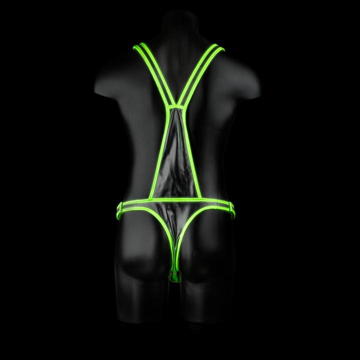 Image du produit Ouch! Full Body Harness - GitD/Black - L/XL (L)