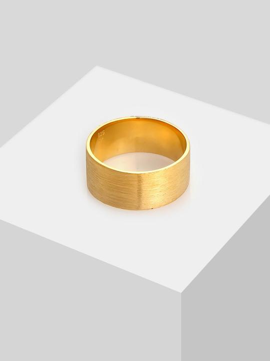 Actual product image Elli Bandring Matt Gebürstet (58, 925 Silver)