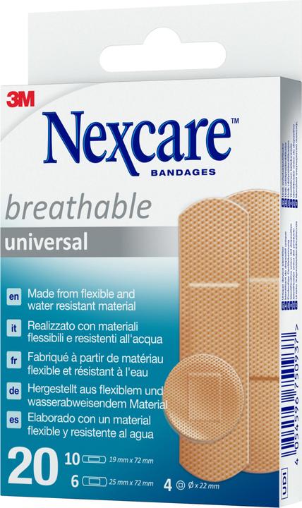 Image du produit Nexcare Pansement universel respirant (20 x)