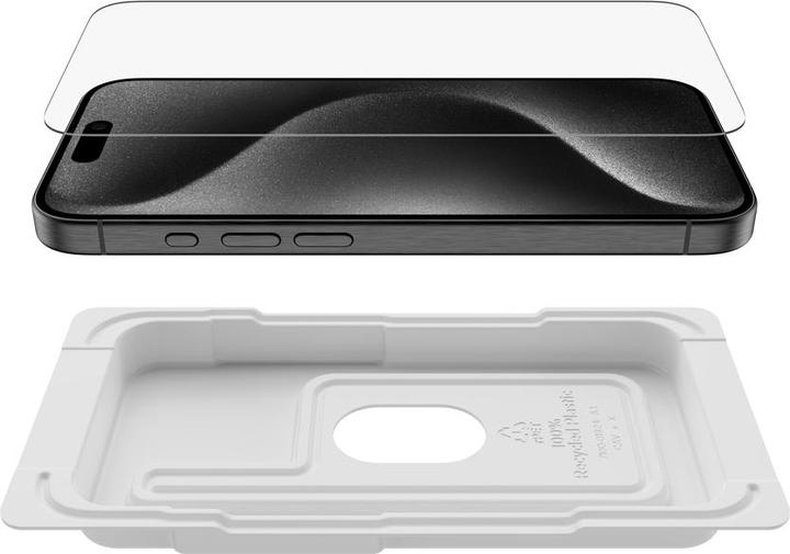 Actual product image Belkin Screen Force Tempered Glass (1 Piece, Apple iPhone 16 Pro)
