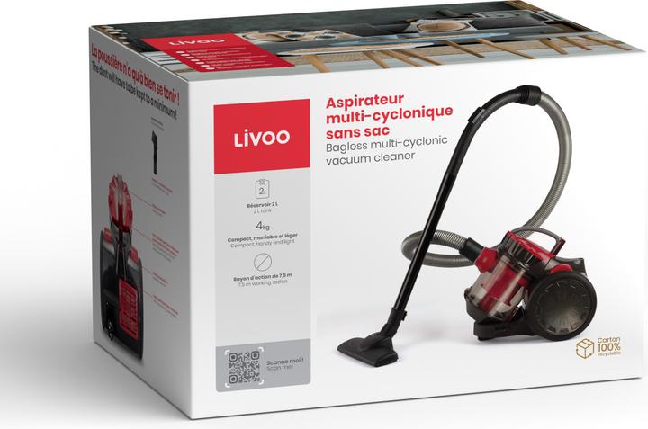 Image du produit Livoo Aspirateur multicyclone