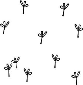 Actual product image Artoz Stamp flowers allover wooden stamp